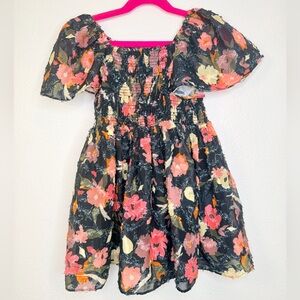 NWOT ✨ Tanya Taylor ‘Mini Glenda’ Floral Little Girls Dress Lined. XS $178